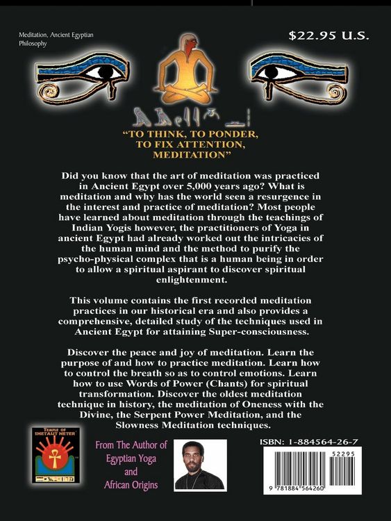 Produktbild: Meditation the Ancient Egyptian Path to Enlightenment