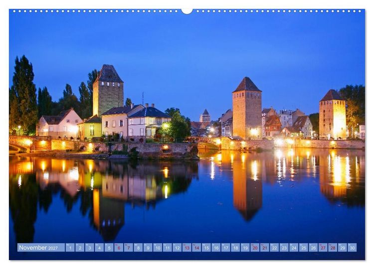 Produktbild: Strasbourg. Zeitlose Impressionen zwischen Ill und M&uuml;nster (Wandkalender 2027 DIN A2 quer), CALVENDO Monatskalender