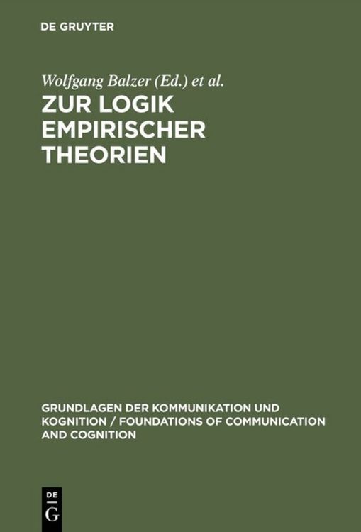 Produktbild: Zur Logik empirischer Theorien