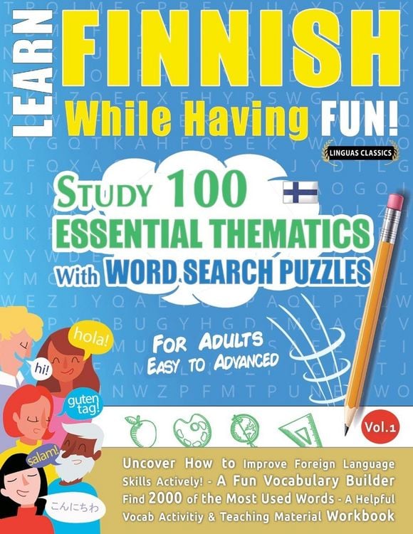 Produktbild: LEARN FINNISH WHILE HAVING FUN! - FOR ADULTS