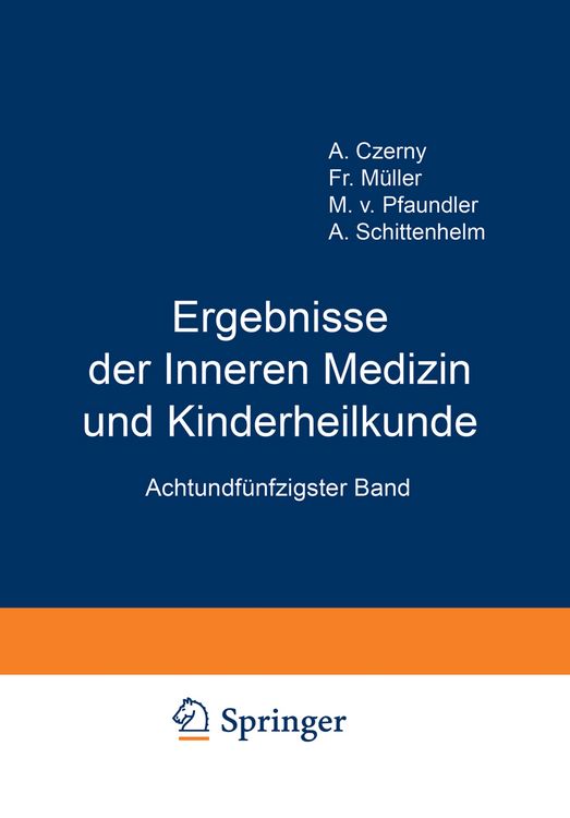 Produktbild: Ergebnisse der Inneren Medizin und Kinderheilkunde