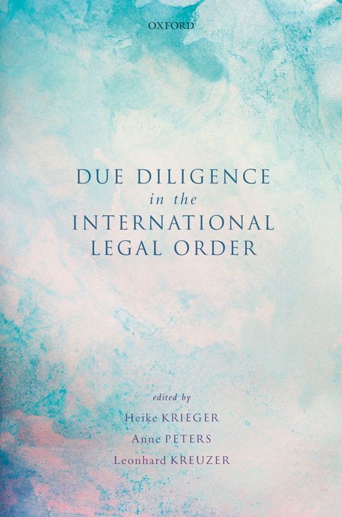 Produktbild: Due Diligence in the International Legal Order