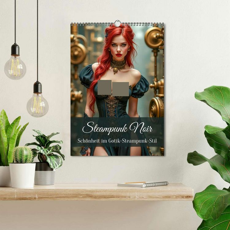 Produktbild: Steampunk Noir (Wandkalender 2026 DIN A3 hoch), CALVENDO Monatskalender