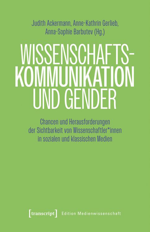 Produktbild: Wissenschaftskommunikation und Gender