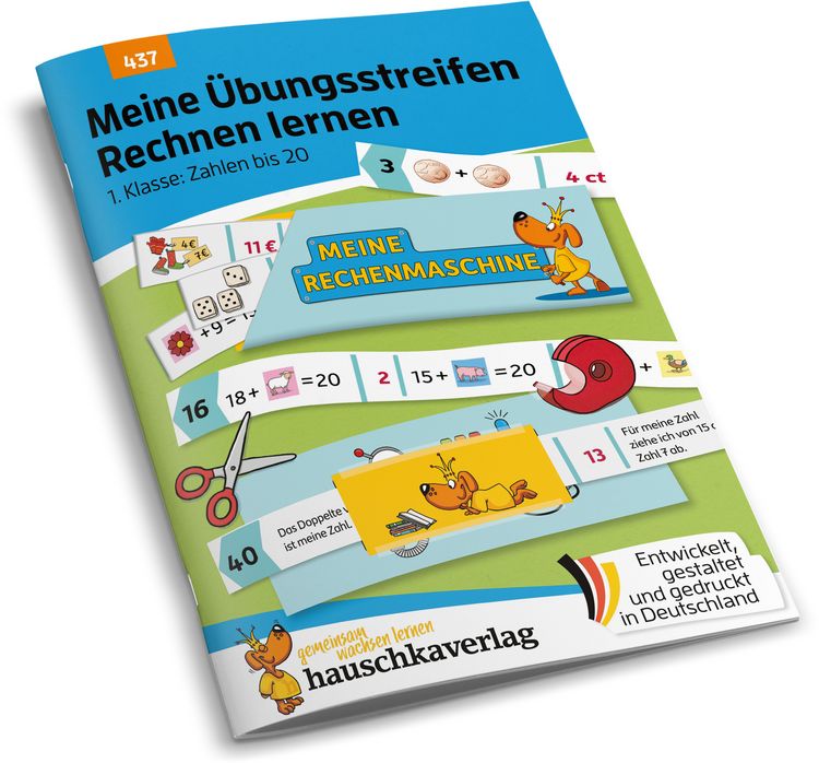 Produktbild: Meine &Uuml;bungsstreifen Rechnen lernen &ndash; 1. Klasse: Zahlen bis 20