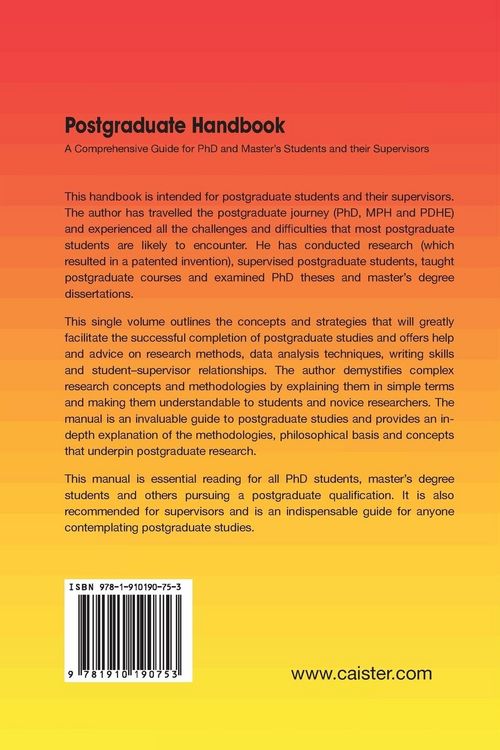 Produktbild: Postgraduate Handbook