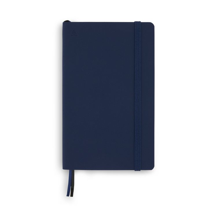 Produktbild: Notizbuch A6 Softcover Navy Blue Blanko, 128 Seiten