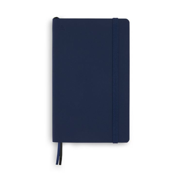 Produktbild: Notizbuch A6 Softcover Navy Blue Blanko, 128 Seiten