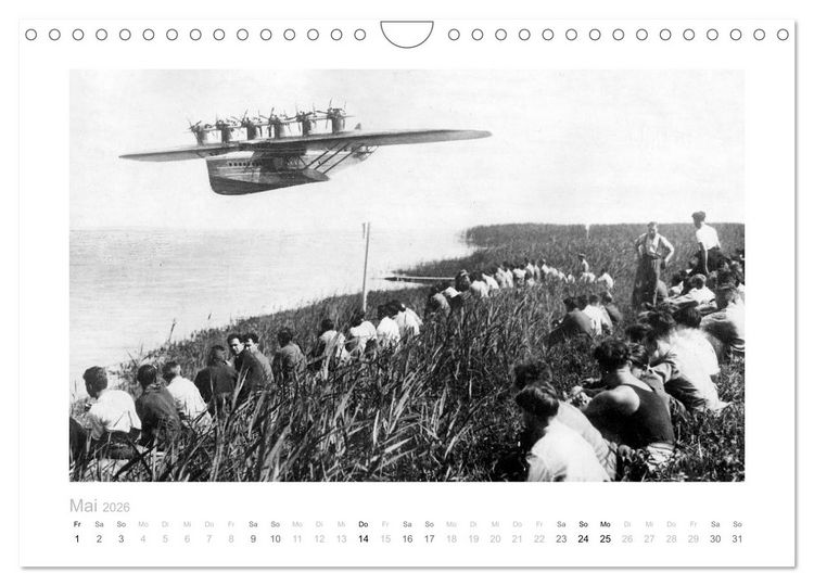 Produktbild: Reise mit dem Flugschiff - Dornier (Wandkalender 2026 DIN A4 quer), CALVENDO Monatskalender