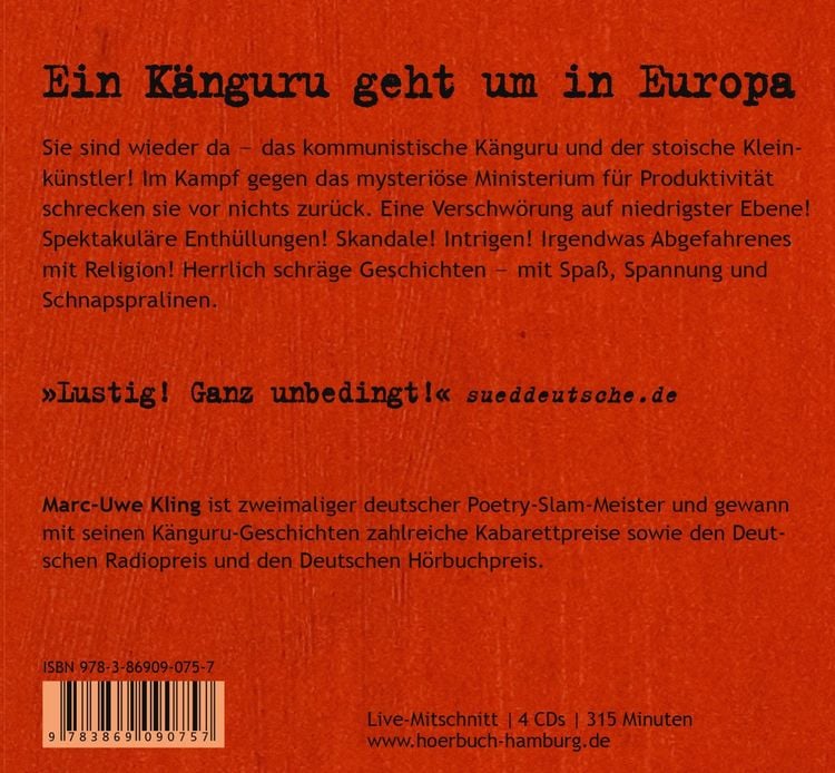Produktbild: Das K&auml;nguru-Manifest