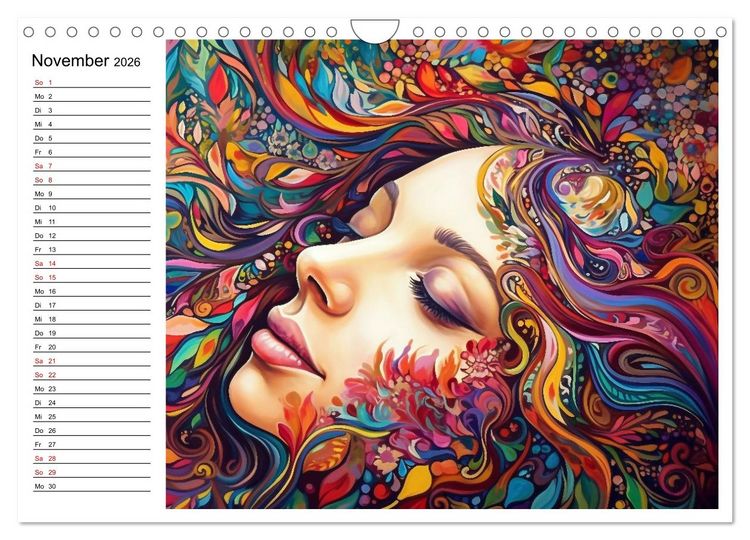 Produktbild: Vollkommen Weiblich (Wandkalender 2026 DIN A4 quer), CALVENDO Monatskalender