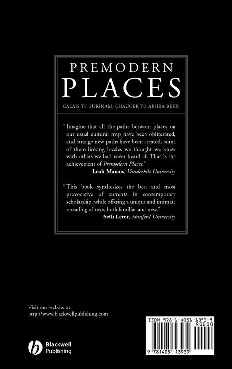 Produktbild: Premodern Places