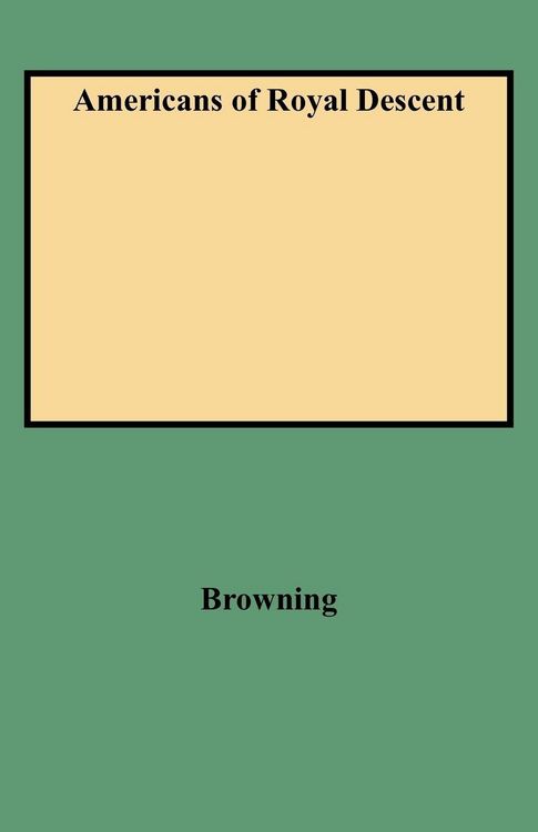 Produktbild: Americans of Royal Descent