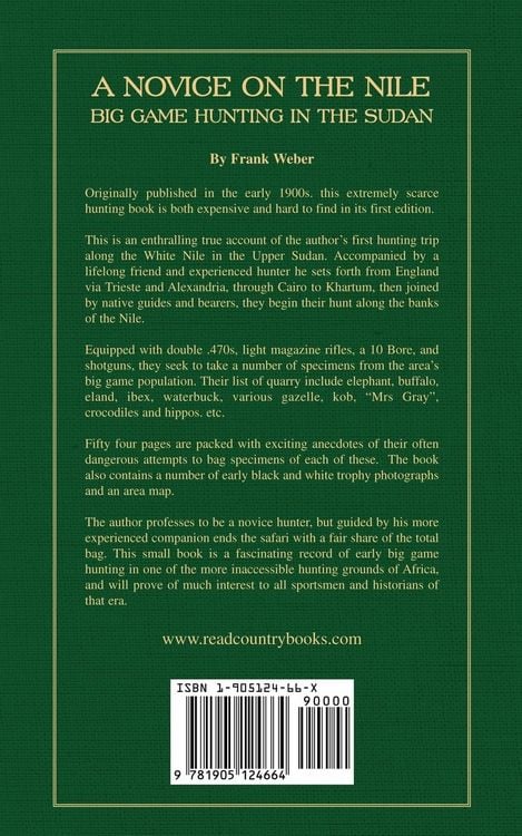 Produktbild: A Novice on the Nile - Big Game Hunting in the Sudan