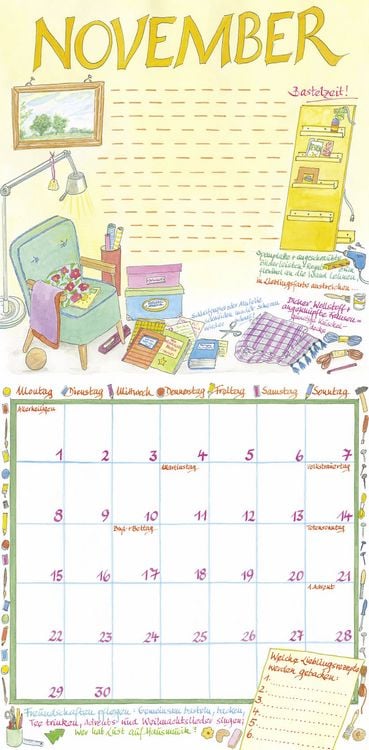 Produktbild: Kohwagner Merkkalender Mein buntes Jahr
