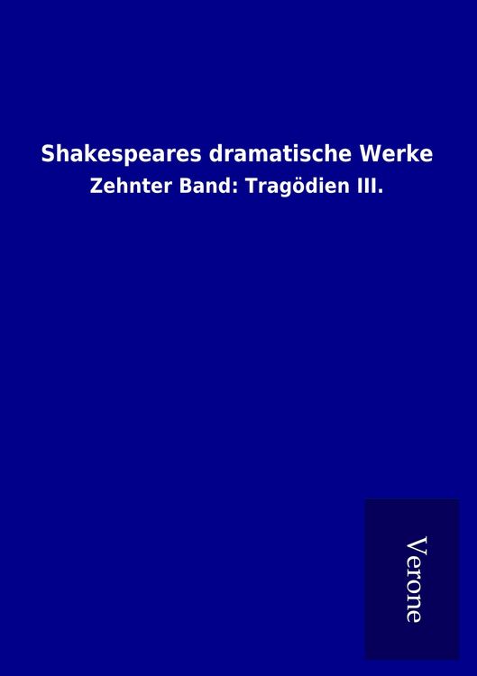 Produktbild: Shakespeares dramatische Werke
