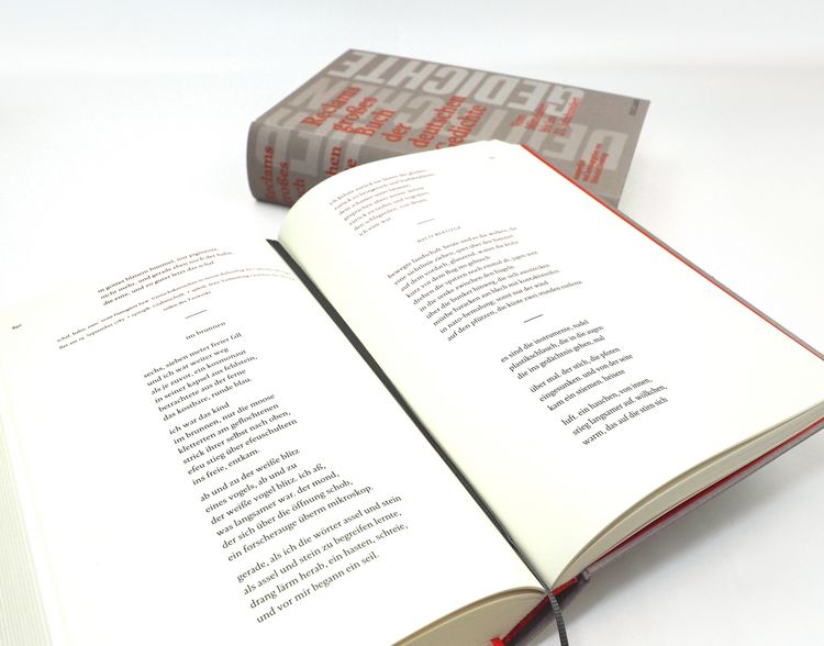 Produktbild: Reclams gro&szlig;es Buch der deutschen Gedichte. Vom Mittelalter bis ins 21. Jahrhundert