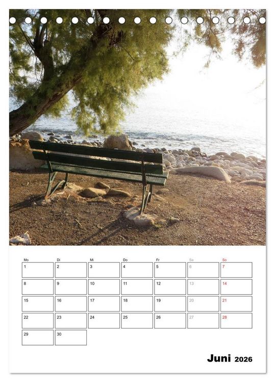 Produktbild: ELBA Trauminsel der Toskana (Tischkalender 2026 DIN A5 hoch), CALVENDO Monatskalender
