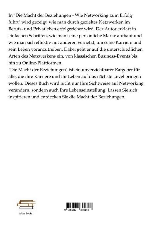 Produktbild: Die Macht der Beziehungen - Wie Networking zum Erfolg f&uuml;hrt