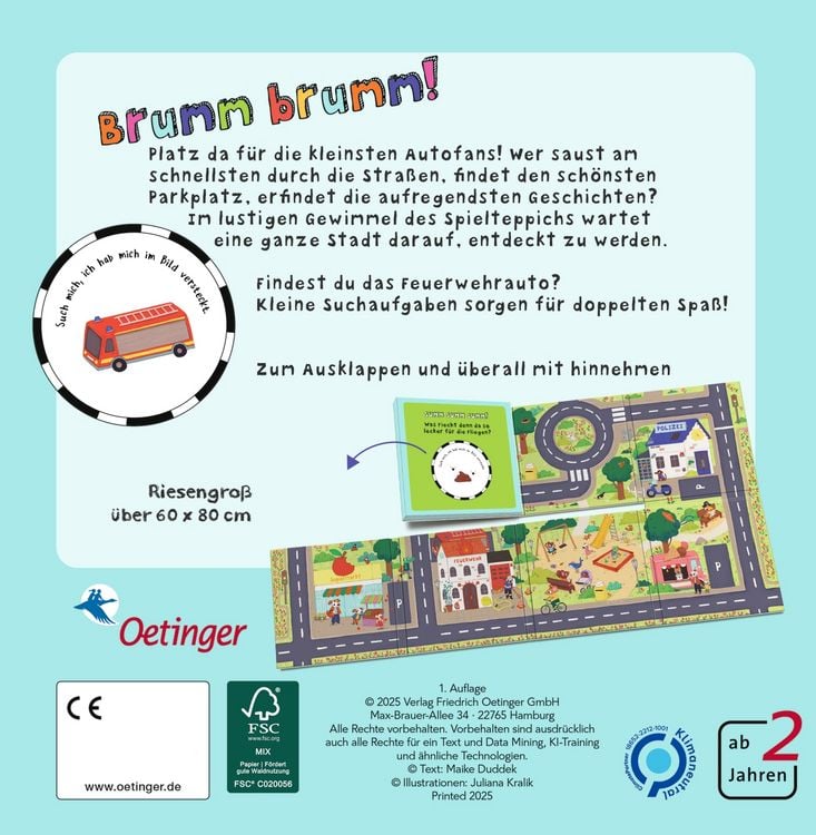 Produktbild: Mein Spielteppich-Buch. Stadt