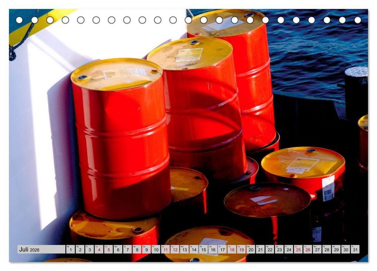 Produktbild: Maritimes. Hamburger Hafen, fotografiert von Ralf Kretschmer (Tischkalender 2026 DIN A5 quer), CALVENDO Monatskalender