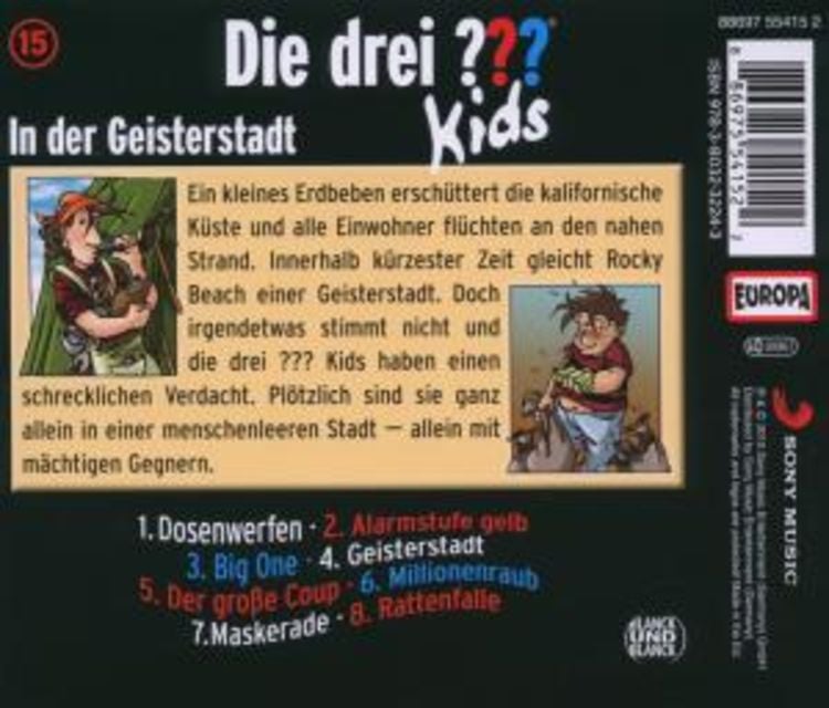 Produktbild: Die drei ??? Kids (15) In der Geisterstadt