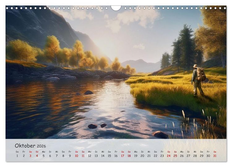 Produktbild: Die Stille des Nordens (Wandkalender 2026 DIN A3 quer), CALVENDO Monatskalender