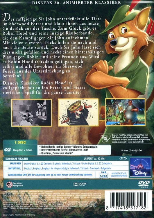 Produktbild: Robin Hood - Disney Classics 20