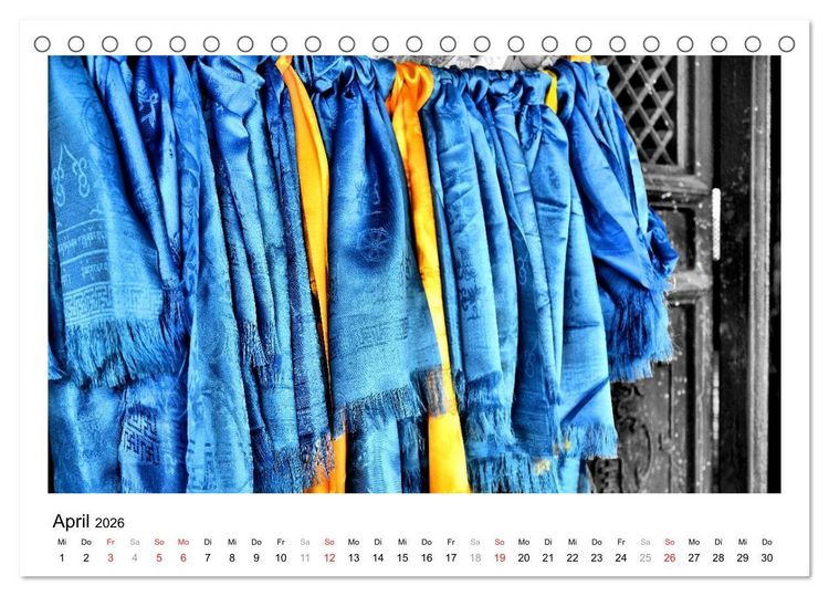 Produktbild: Mongolei &ndash; Mit anderen Augen (Tischkalender 2026 DIN A5 quer), CALVENDO Monatskalender