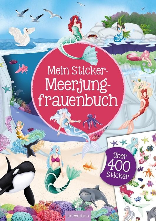 Produktbild: Mein Sticker-Meerjungfrauenbuch