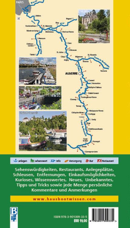 Produktbild: Yonne und Nivernais: Mit dem Hausboot unterwegs. Detailf&uuml;hrer