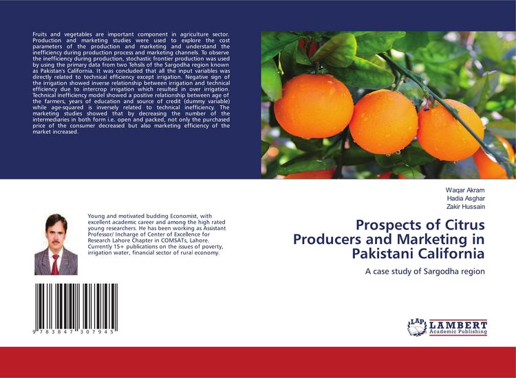Produktbild: Prospects of Citrus Producers and Marketing in Pakistani California
