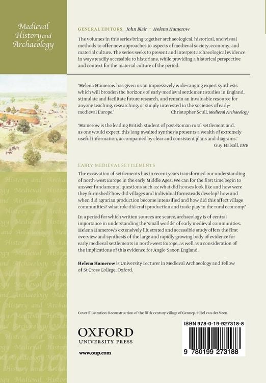 Produktbild: Early Medieval Settlements