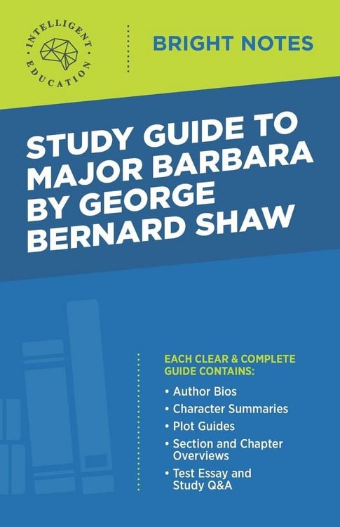Produktbild: Study Guide to Major Barbara by George Bernard Shaw