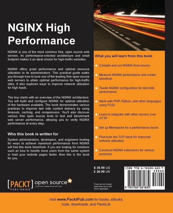 Produktbild: Nginx High Performance