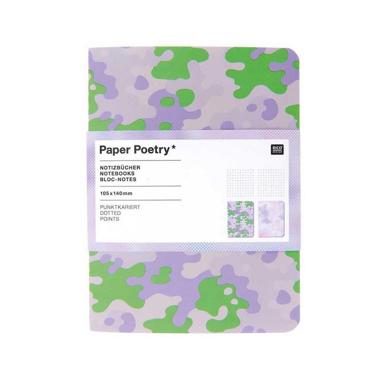 Produktbild: Notizb&uuml;cher A6, camouflage/blurry,