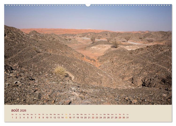 Produktbild: Entre pierres et sable (Calendrier mural 2026 DIN A2 vertical), CALVENDO calendrier mensuel