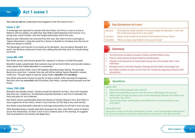 Produktbild: Much Ado About Nothing AQA GCSE 9-1 English Literature Text Guide