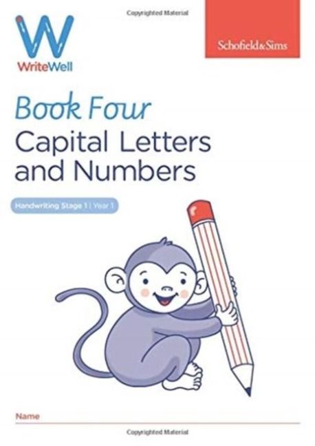 Produktbild: WriteWell 4: Capital Letters and Numbers, Year 1, Ages 5-6