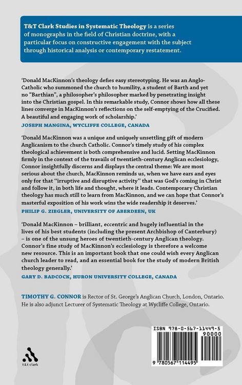 Produktbild: The Kenotic Trajectory of the Church in Donald MacKinnon's Theology