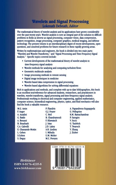 Produktbild: Wavelets and Signal Processing