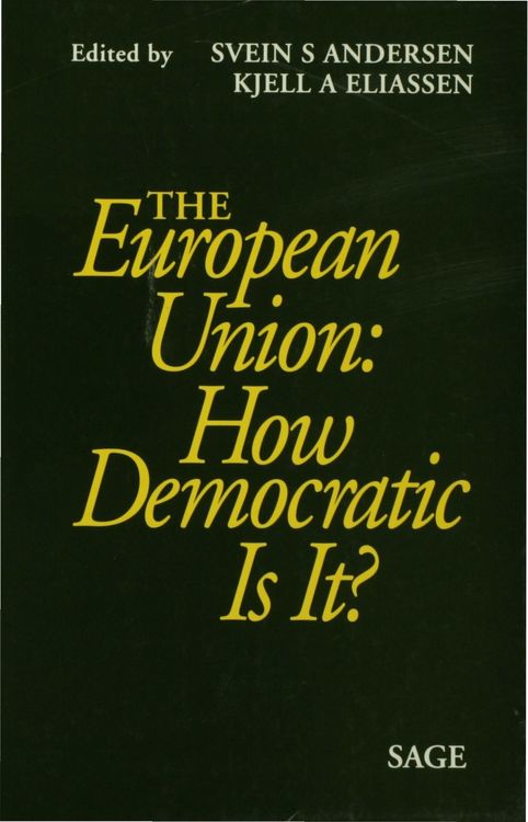 Produktbild: The European Union: How Democratic Is It?