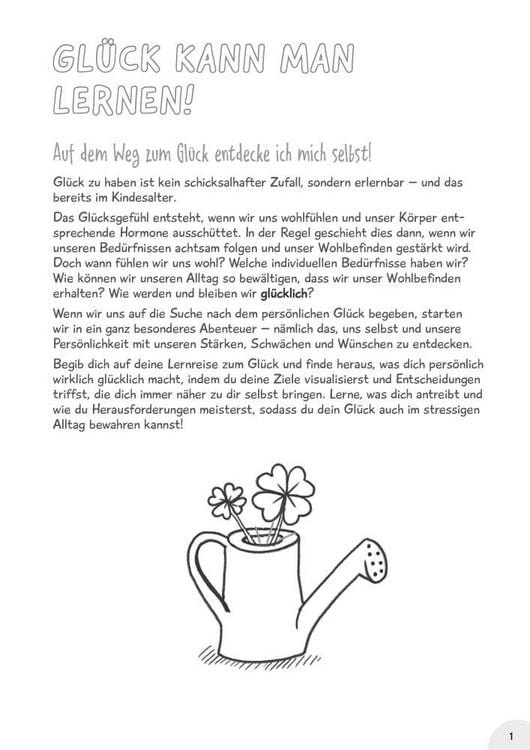 Produktbild: Mein Gl&uuml;cks-Heft. Ausmalen, ausf&uuml;llen und mehr &uuml;ber das eigene Gl&uuml;ck herausfinden