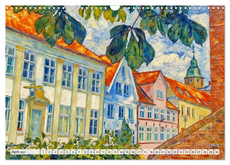 Produktbild: Nordische Impressionen - K&uuml;sten, St&auml;dte und Wasserwege (Wandkalender 2027 DIN A3 quer), CALVENDO Monatskalender