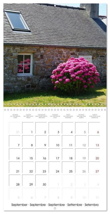 Produktbild: Le village de Rostudel (Calendrier mural carr&eacute; 2026 30x30 cm) Calendrier double avec une page pour vos prises de notes