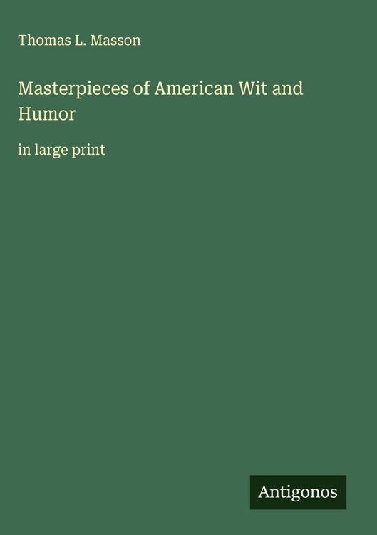 Produktbild: Masterpieces of American Wit and Humor