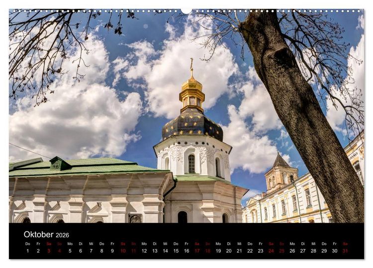 Produktbild: Unterwegs in Kiew (Wandkalender 2026 DIN A2 quer), CALVENDO Monatskalender