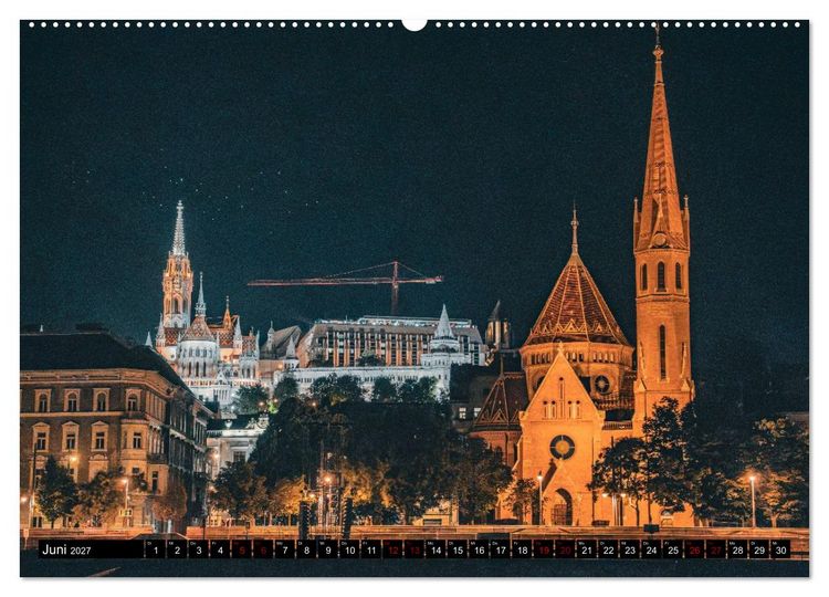 Produktbild: Glanzvolles Budapest (Wandkalender 2027 DIN A2 quer), CALVENDO Monatskalender