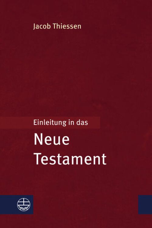 Produktbild: Einleitung in das Neue Testament