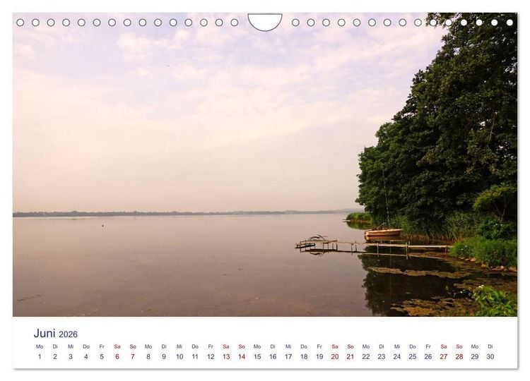Produktbild: Radtouren ab Eckernf&ouml;rde (Wandkalender 2026 DIN A4 quer), CALVENDO Monatskalender